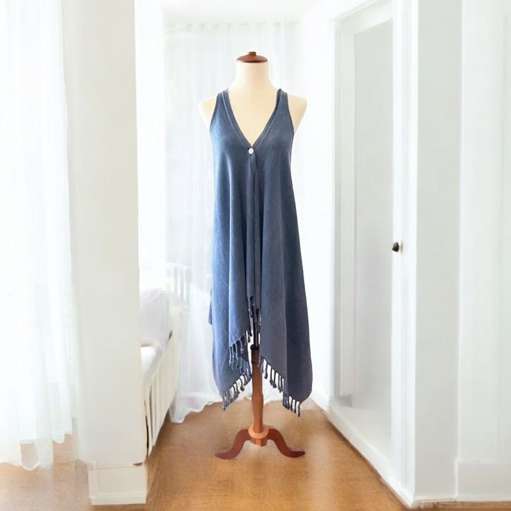 Alo Naturals “Emira” 100% cotton Teal Cover-up